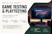playtest your game and provide detailed feedback