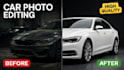 luxury car photo editing and background removal