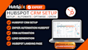 hubspot crm setup zapier automation landing page expert website implementation