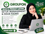 setup manage groupon product listings fix issues and optimize them