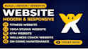 do wix yoga instructor website design with class booking and responsive layout