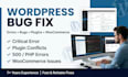 fix wordpress errors, bugs, issues and critical errors