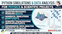 do physics simulations and data visualization in python