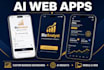 design and develop ai powered web apps and websites