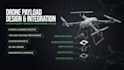design a custom drone uav payload mount and integration system