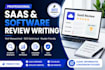 write a professional SEO optimized saas and software review article
