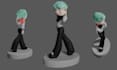 3d sculpt chibis for multicolour 3d printing