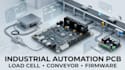 design industrial automation pcb, load cell, conveyor control and firmware