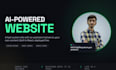 build an ai powered website with chatbot and smart search