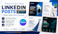 create eye catching linkedin posts in canva