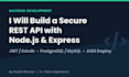 build a secure rest API with nodejs and express