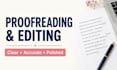 proofread and edit your articles and documents