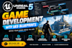 do unreal engine game development, develop unreal engine game, ue5 blueprints