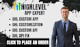 develop ghl custom app, ghl api integration and ghl marketplace apps