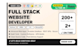 do development of full stack websites,  and web based custom apps