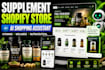 design supplement shopify store, nutraceutical wellness store with ai assistant