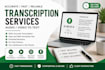 transcribe audio and video into text