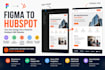 convert figma to hubspot, hubspot website migration, hubspot CRM