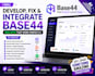 fix base 44 bugs, develop your base 44 app, and integrate replit