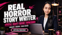 write realistic horror stories