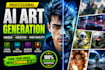 generate professional ai art and creative custom images