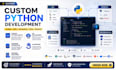 create custom python scripts, automation, web scraping and api integrations