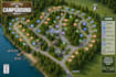 create a campground map, wayfinding, campus map and rv park map