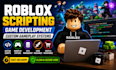 create roblox script, develop roblox games, and build  custom gameplay system