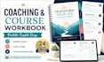 create your coaching or course workbook template and printable workbook