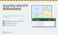 do quantity takeoff, boq and cost estimate in bluebeam and excel