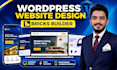 design, redesign wordpress website using bricks builder