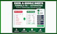 fix excel and google sheets formulas, automate spreadsheets