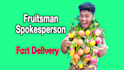 be your fruitsman spokesperson in greenscreen