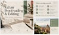 proofread and edit your italian text