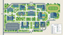 design 2d campus school and wayfinding map