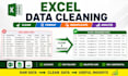 clean, format, deduplicate and analyze your excel data