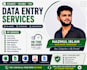 do accurate data entry, copy paste, excel and web research