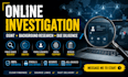 conduct professional online investigation and osint research