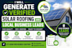 generate verified solar roofing and local business leads