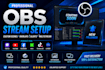 create custom obs stream overlays and professional scenes
