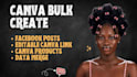 canva bulk create bulk image creation data merge social media canva template
