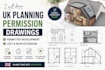 draw UK planning permission drawings, permitted development, loft rear extension