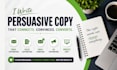 write persuasive sales copy, email copy, ad copy, website copy, email campaign