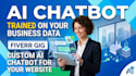 create an ai website chatbot trained on your business