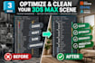 optimize and clean your 3ds max scene