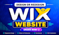 build wix website, wix website redesign, luxury wix website design