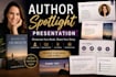 create an engaging author spotlight book presentation