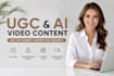 create high converting ugc ads, female spokesperson videos, ai video content