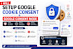 setup website cookie consent and google consent mode