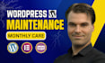 do monthly wordpress maintenance, do website updates and support